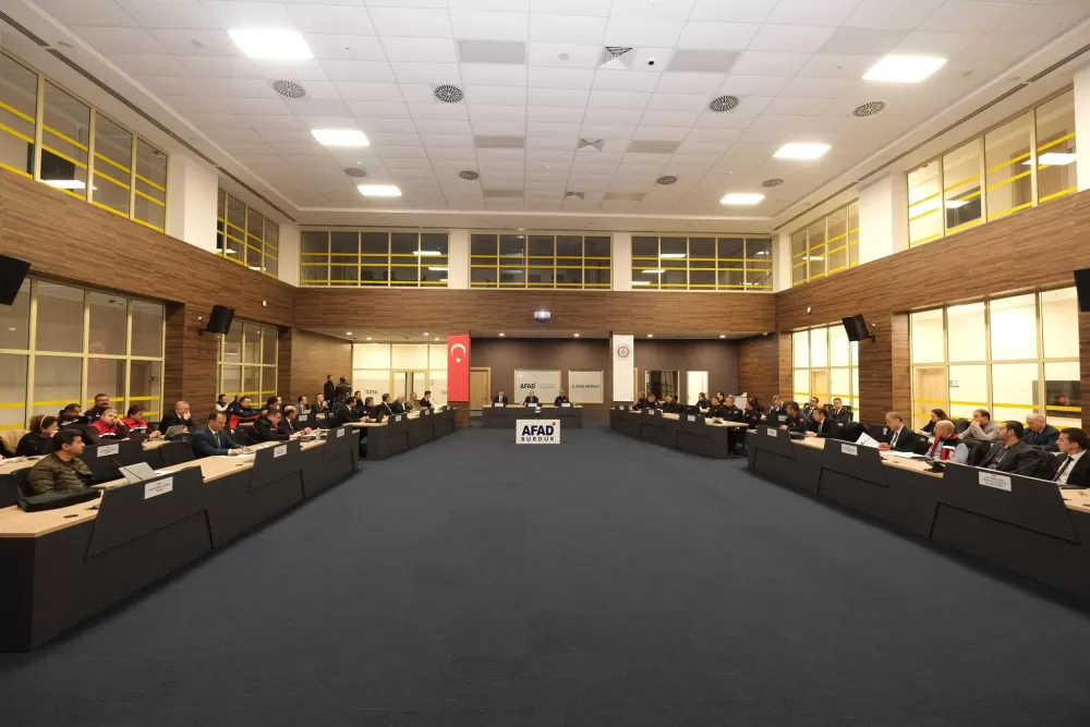 Burdur’da afet hazırlıkları masaya yatırıldı TAMP koordinasyon toplantısı gerçekleşti