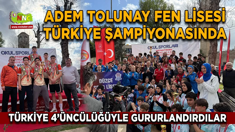 Adana'da nefes kesen final Bucak Adem Tolunay Fen Lisesi Türkiye dördüncüsü