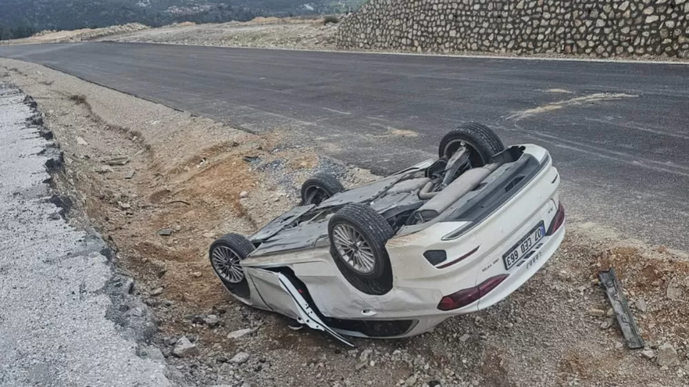 Akseki'de trafik kazası 1 yaralı