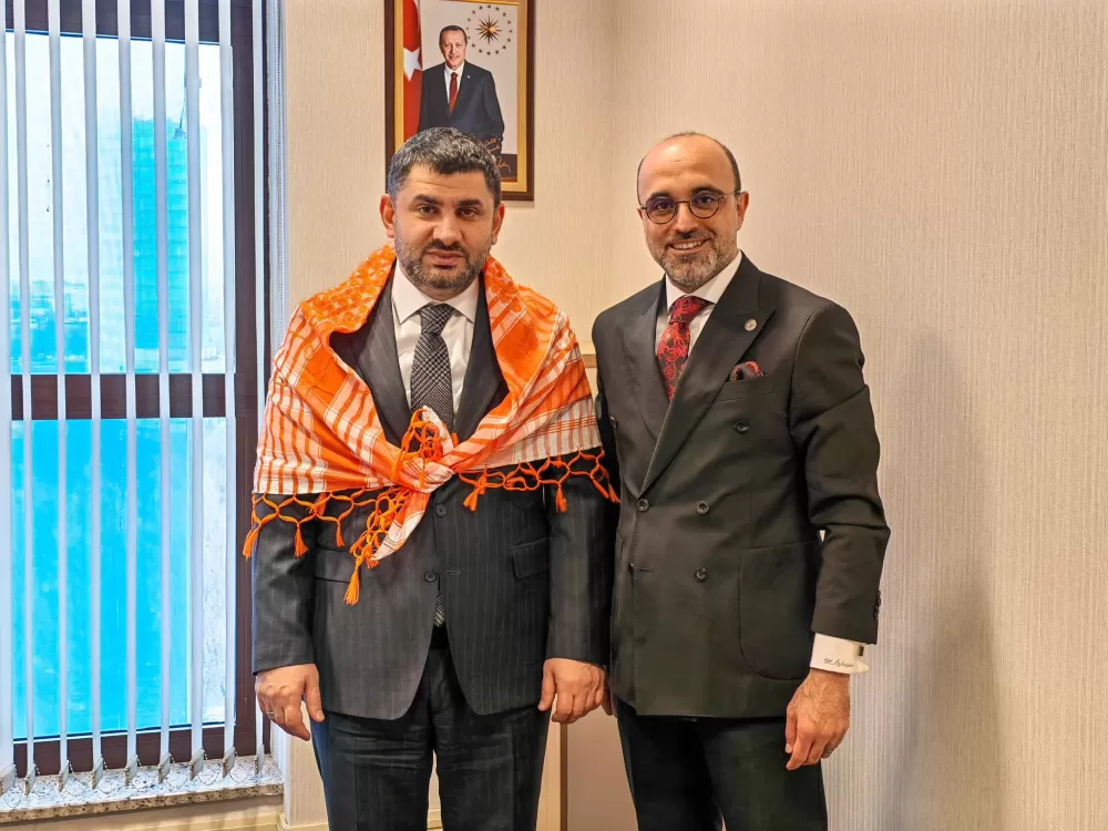 AK Parti Genel Merkezi'nde yörük rüzgarı! Burdur'dan anlamlı hediye