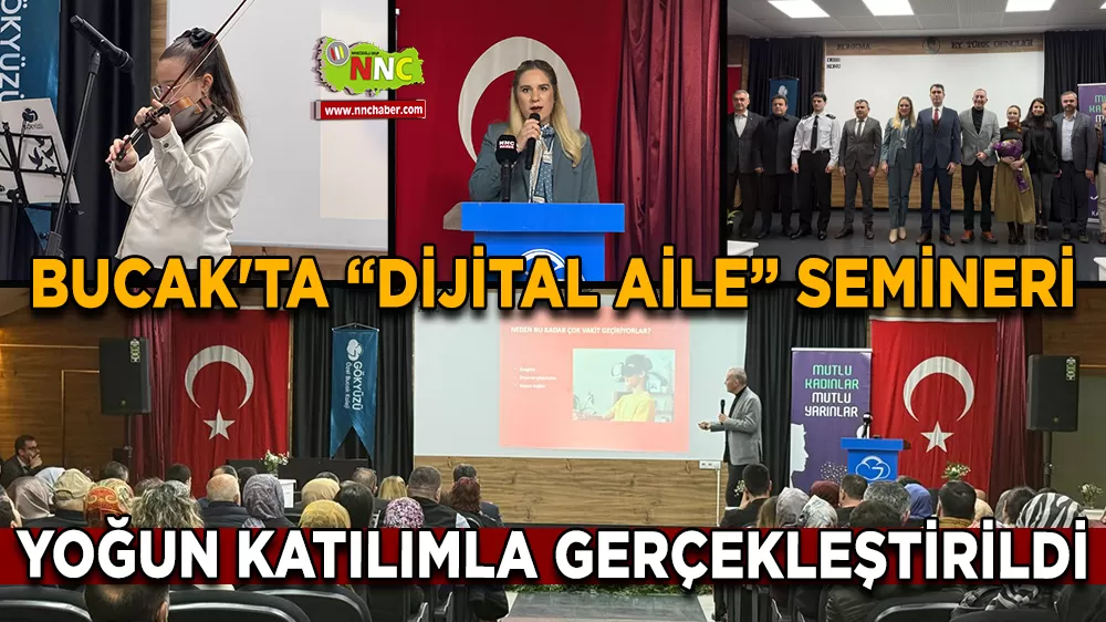 Bucak'ta “Dijital Aile” semineri yoğun katılımla gerçekleştirildi