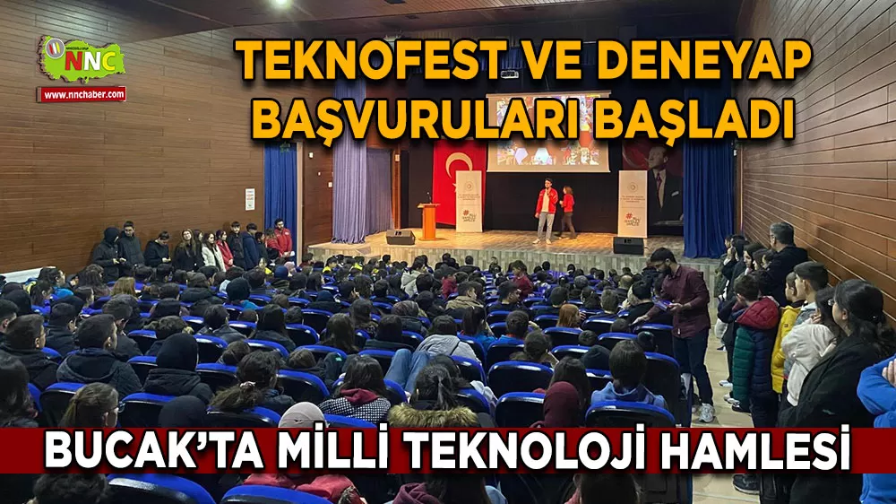 Bucak’ta milli teknoloji hamlesi TEKNOFEST ve DENEYAP başvuruları başladı