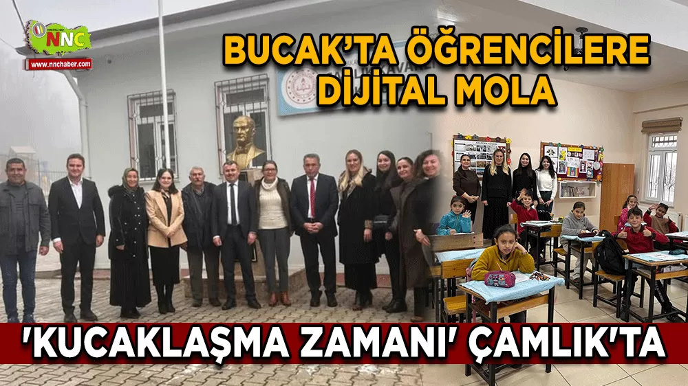Bucak’ta öğrencilere dijital mola 'Kucaklaşma Zamanı' Çamlık'ta