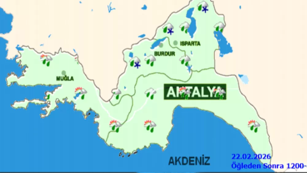 Burdur'da 24 Şubat Hava Durumu Parçalı Bulutlu ve Puslu Bir Gün Bekleniyor