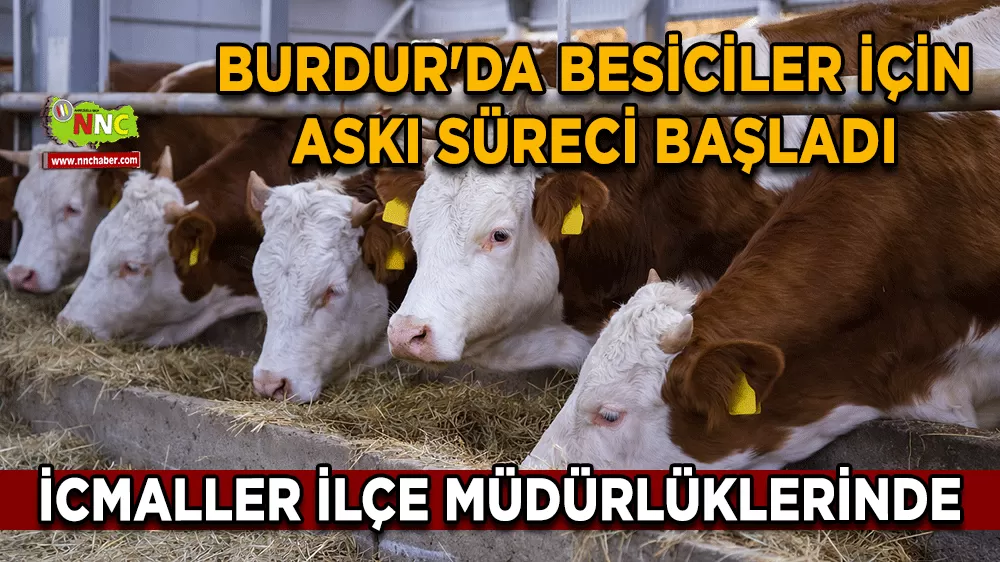 Burdur'da besiciler için askı süreci başladı İcmaller ilçe müdürlüklerinde