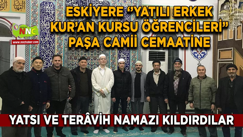 Burdur'da hafız adayları mihraba geçti! Namaz kılanlar da kıldıranlar da mutlu