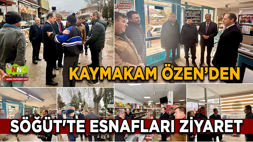 Çavdır Kaymakamı Özen’den Söğüt'te esnafları ziyaret