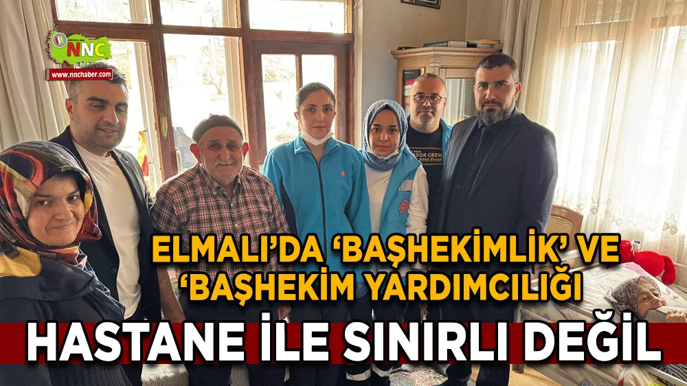 Elmalı Devlet Hastanesine bağış yağmuru! Başhekim bir yandan da sahada hastalarla buluştu