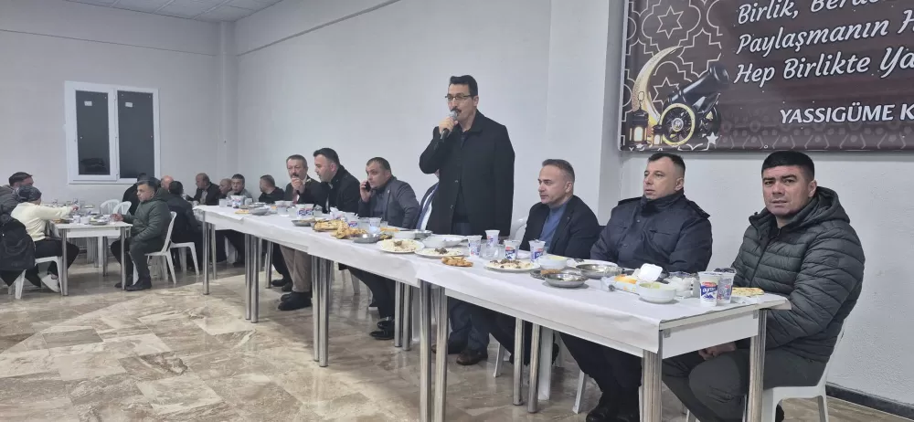 Yassıgüme Köyünde Ramazan sofrası Müftü Çelik vatandaşlarla buluştu