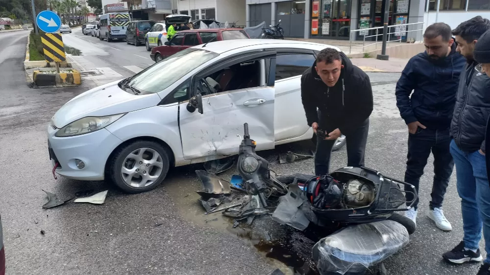 Kaza yapan motosikletli ehliyetsiz çıktı, 66 bin 590 TL ceza kesildi