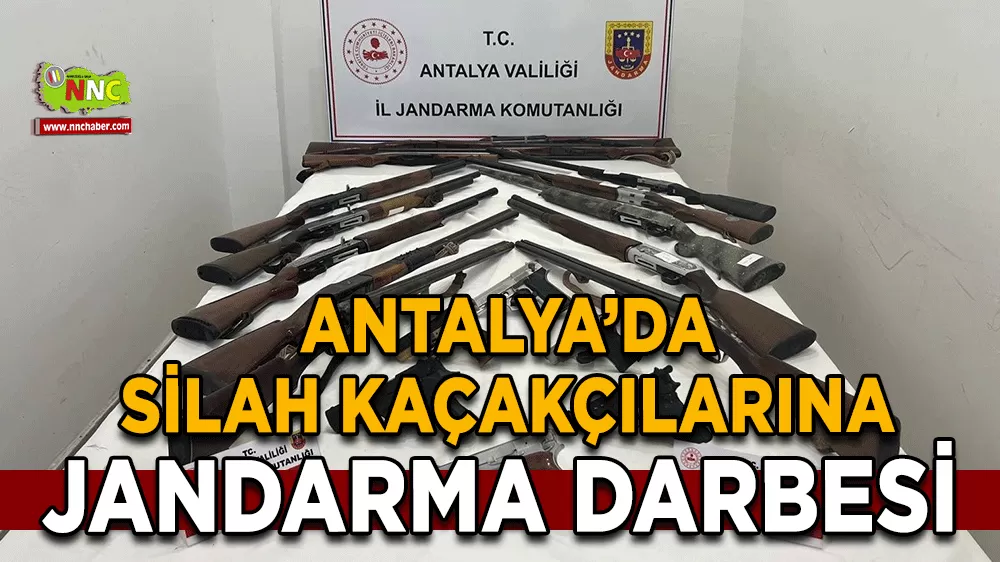 Kepez’de silah kaçakçılarına jandarma darbesi