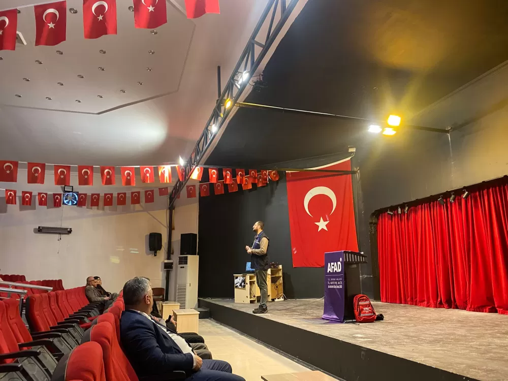 Çavdır’da kamu personeline afet eğitimi