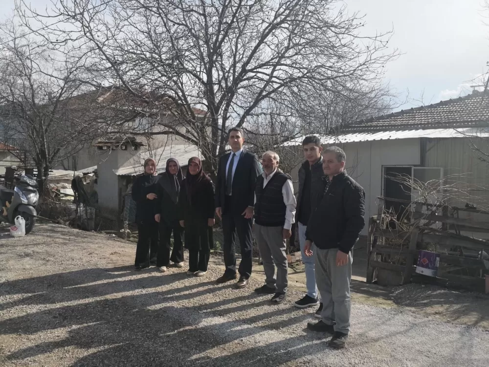 Kaymakam Kuruca’dan Muhtar Can’a iade-i ziyaret