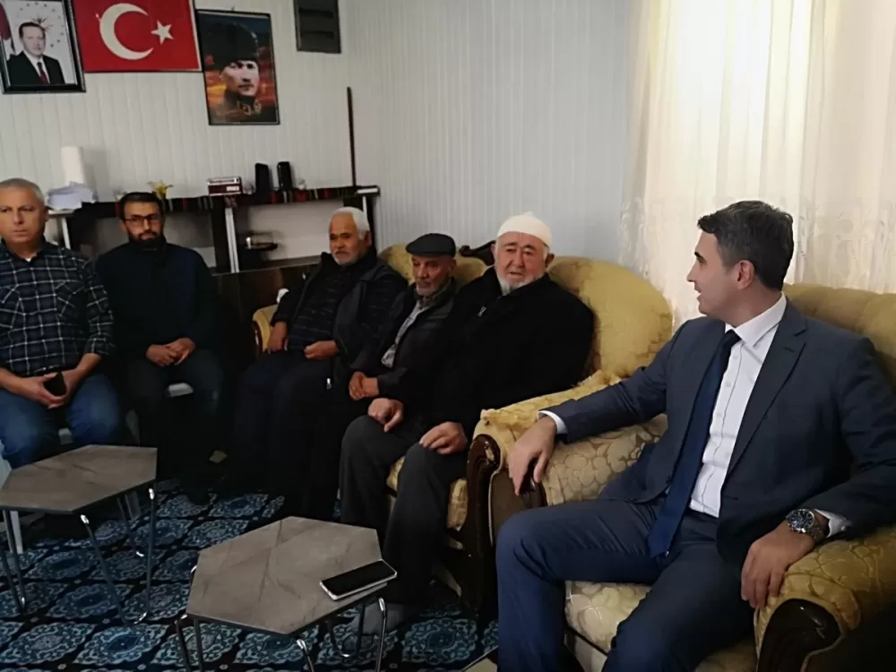 Kaymakam Kuruca’dan Muhtar Ocak'a iade-i ziyaret