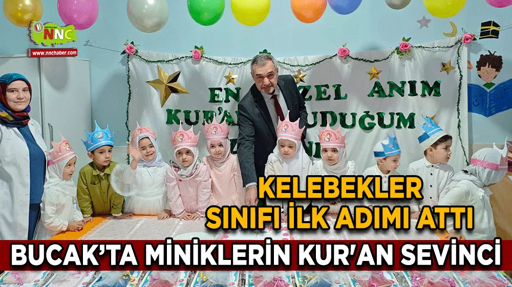 Miniklerin Kur'an sevinci Kelebekler sınıfı ilk adımı attı