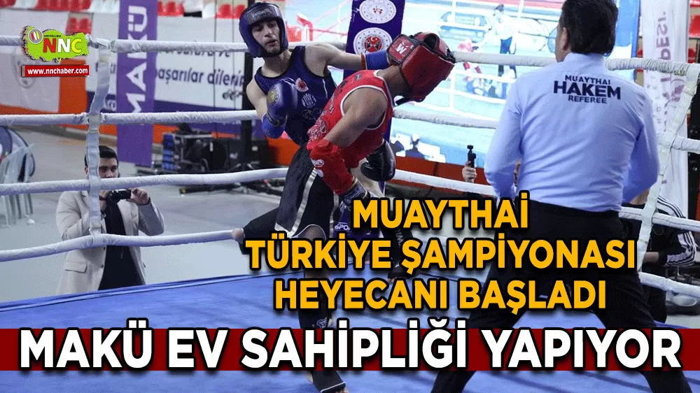 MuayThai Türkiye Şampiyonası heyecanı başladı MAKÜ ev sahipliği yapıyor