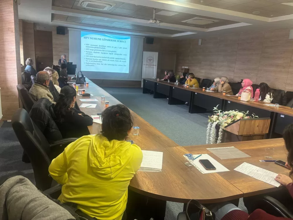 Burdur'da Kanser Taramaları ve Süreçleri Hakkında Hizmetiçi Eğitim Verildi