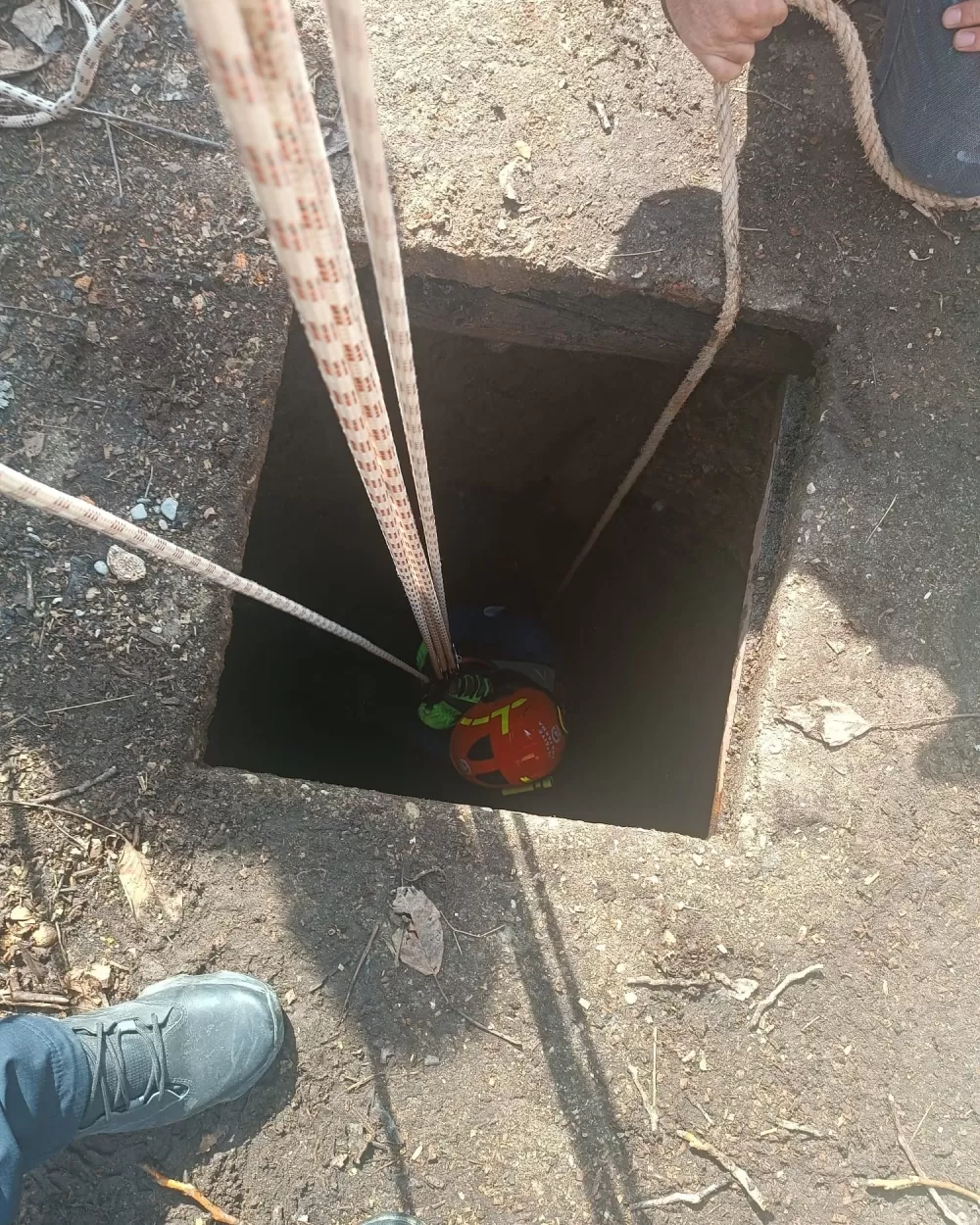 20 metrelik ölüm kuyusundan sağ kurtuldu Denizli’de hareketli dakikalar