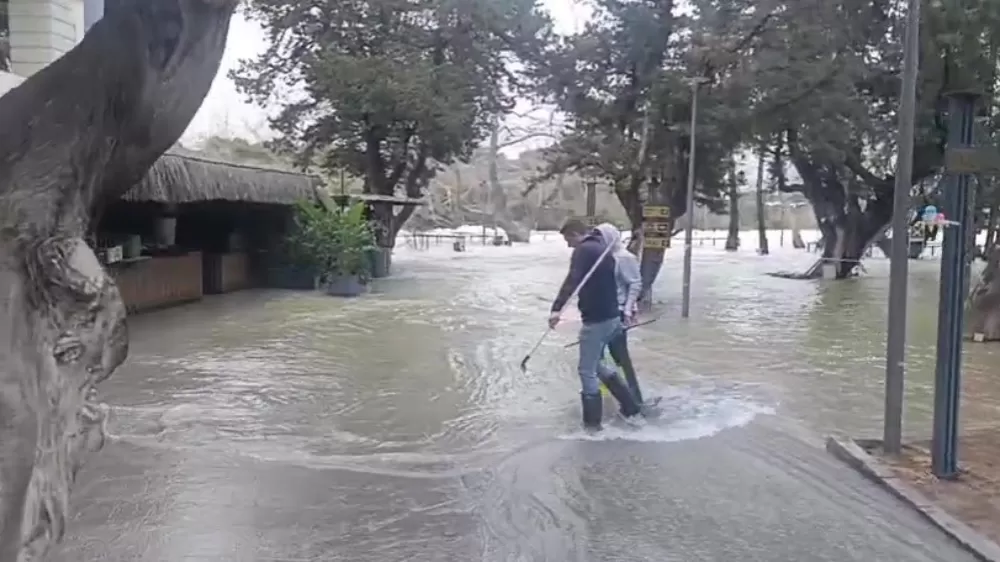 Oymapınar salındı Manavgat Irmağı'nda su debisi yükseldi, işletmeleri su bastı