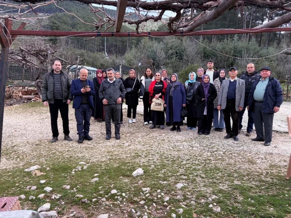 Bucak'ta salep üretim eğitimi Kursiyerler sahaya indi