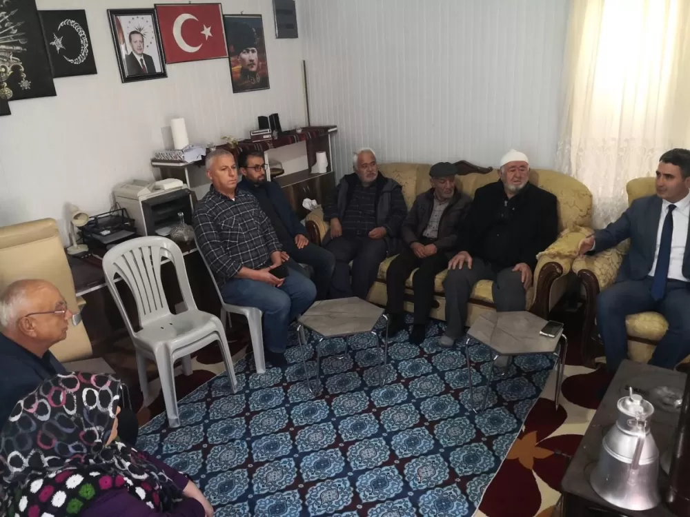 Kaymakam Kuruca’dan Muhtar Ocak'a iade-i ziyaret