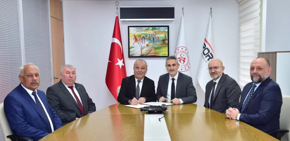 Çeltikçi’ye kapalı halı saha Protokol Ankara’da imzalandı