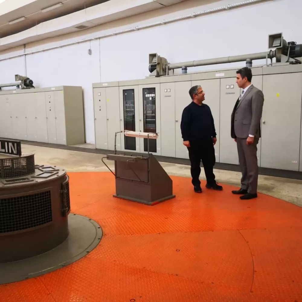 Kaymakam Kuruca’dan Karacaören HES’e iade-i ziyaret