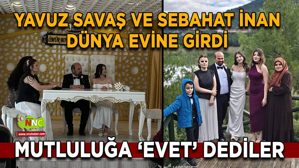 Yavuz Savaş ve Sebahat İnan dünya evine girdi Mutluluğa 'Evet' dediler