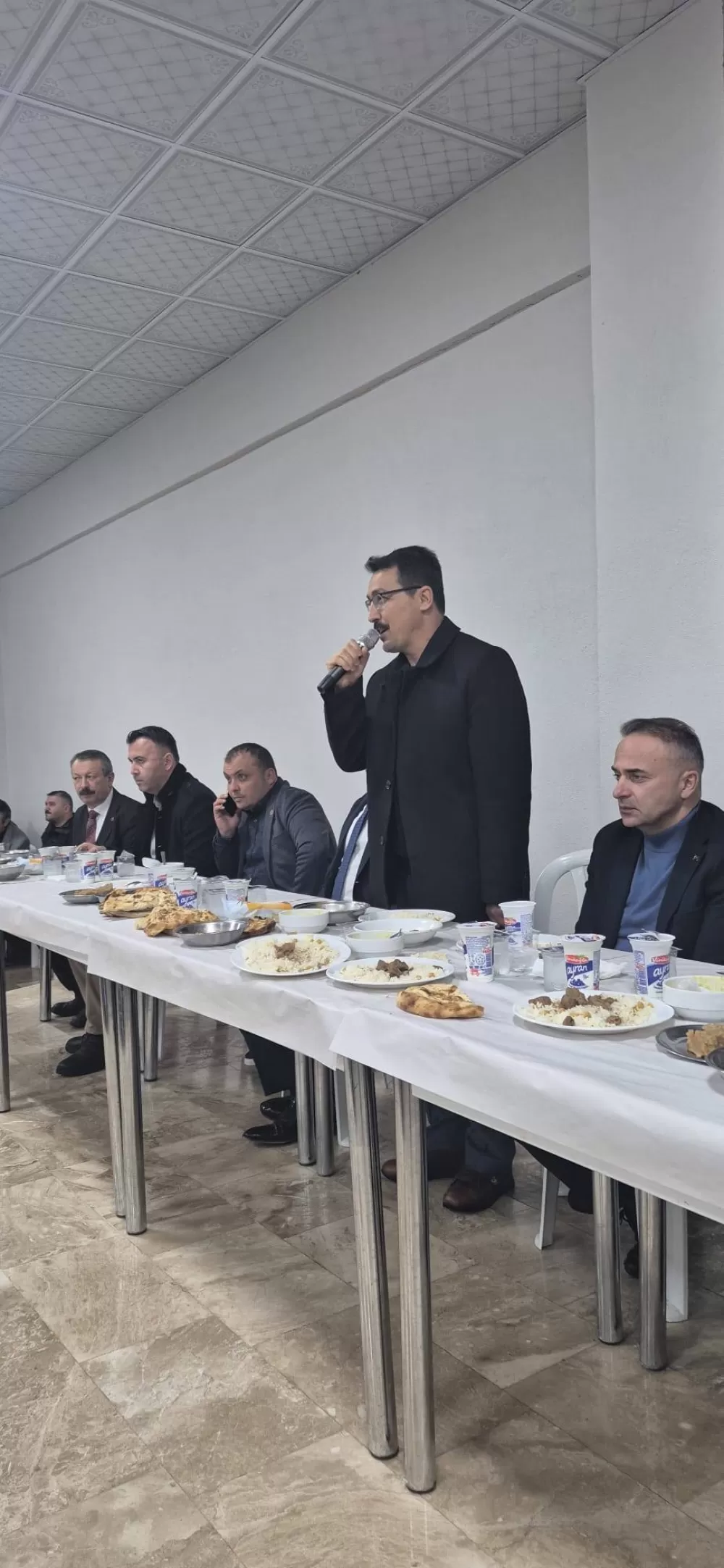 Yassıgüme Köyünde Ramazan sofrası Müftü Çelik vatandaşlarla buluştu