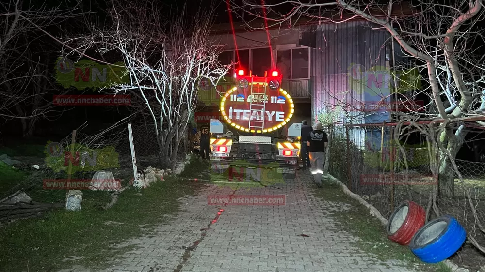 Bucak'ta ahır yangını 6 Küçükbaş hayvan telef oldu