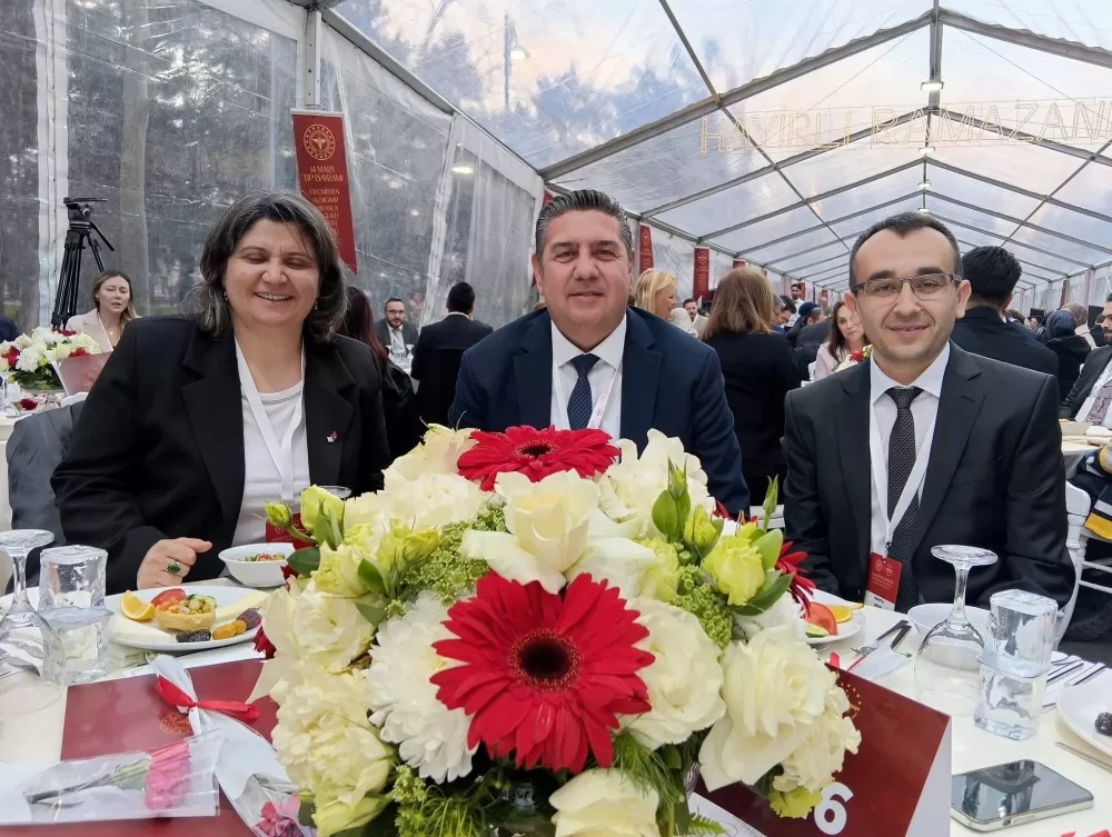 Burdur sağlık heyeti, Cumhurbaşkanı Erdoğan'ın 14 Mart Tıp Bayramı iftarına katıldı