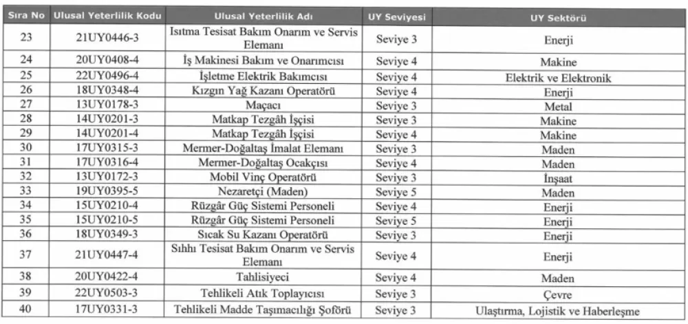 Resmi Gazete'de yayımlandı 40 meslek grubu için belge zorunluluğu getirildi