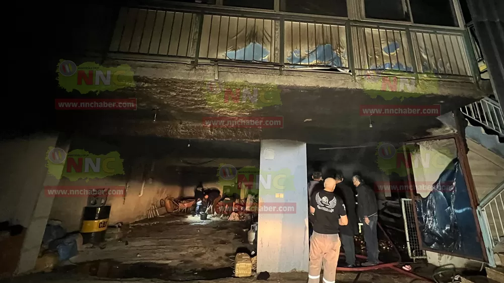 Bucak'ta ahır yangını 6 Küçükbaş hayvan telef oldu