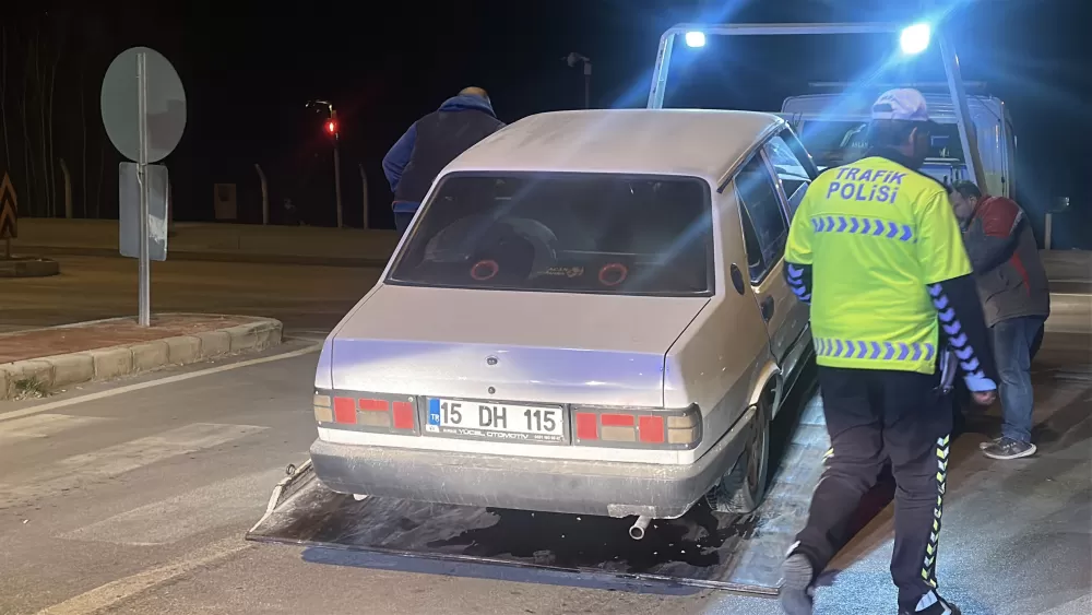 Burdur’da polisten kaçan alkollü sürücüye 225 bin TL ceza!