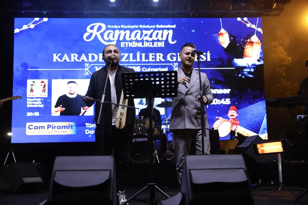 Antalya Cam Piramit'te Karadeniz ve Burdur rüzgarı esti