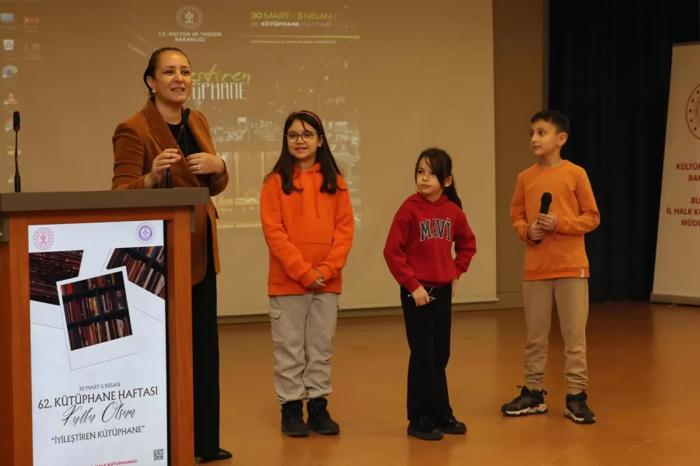 Burdur’da 62. Kütüphane Haftası 'İyileştiren Kütüphaneler' temasıyla kutlandı