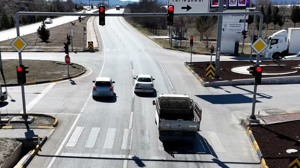 Burdur'da drone destekli trafik denetimi gerçekleşti