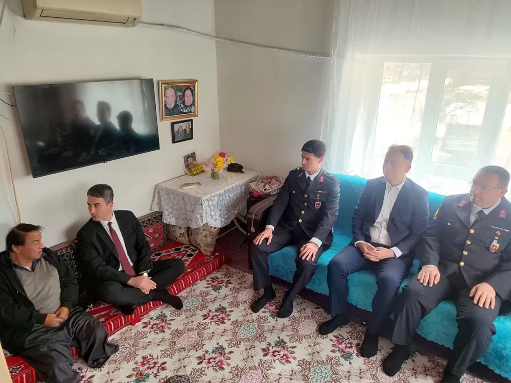 Bucak Kaymakamı Kuruca'dan Gazi Şaban Uysal'a ziyaret