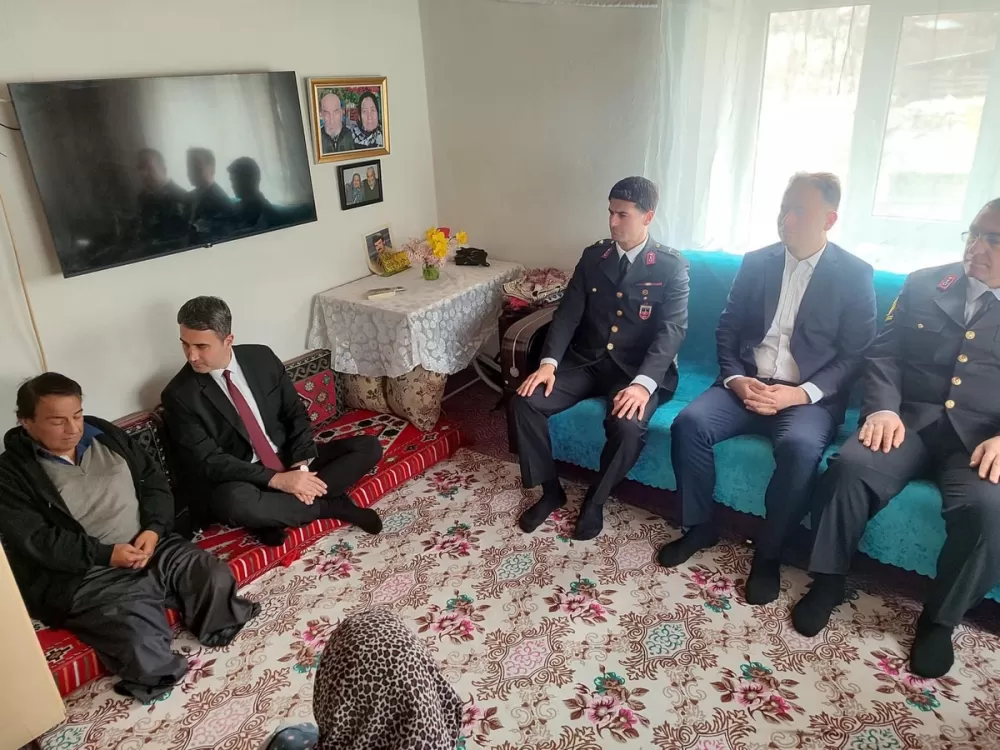 Bucak Kaymakamı Kuruca'dan Gazi Şaban Uysal'a ziyaret