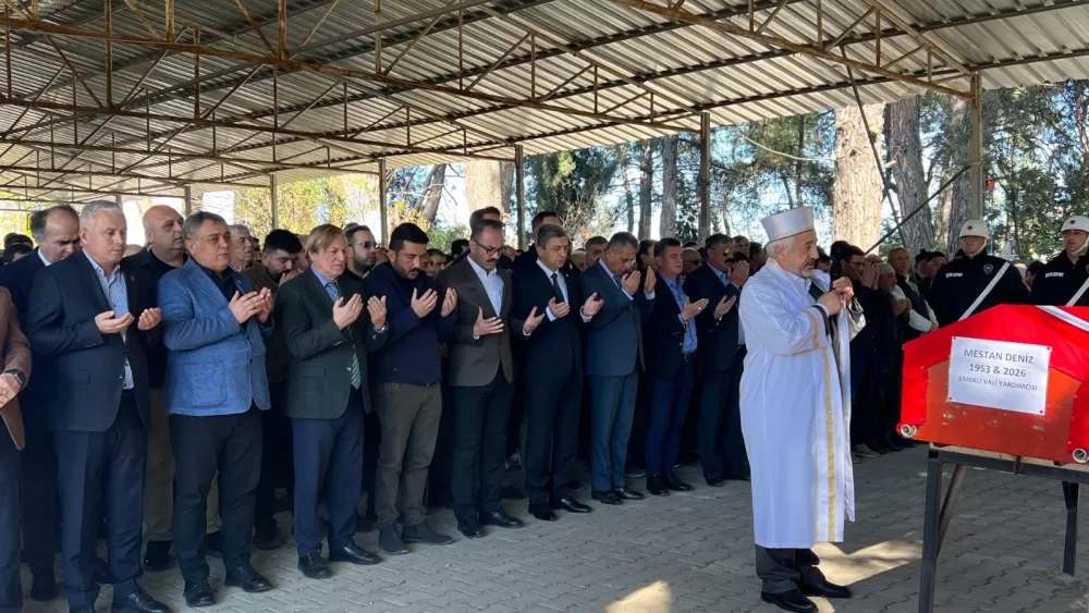 Emekli Vali Yardımcısı Mestan Deniz son yolculuğuna uğurlandı