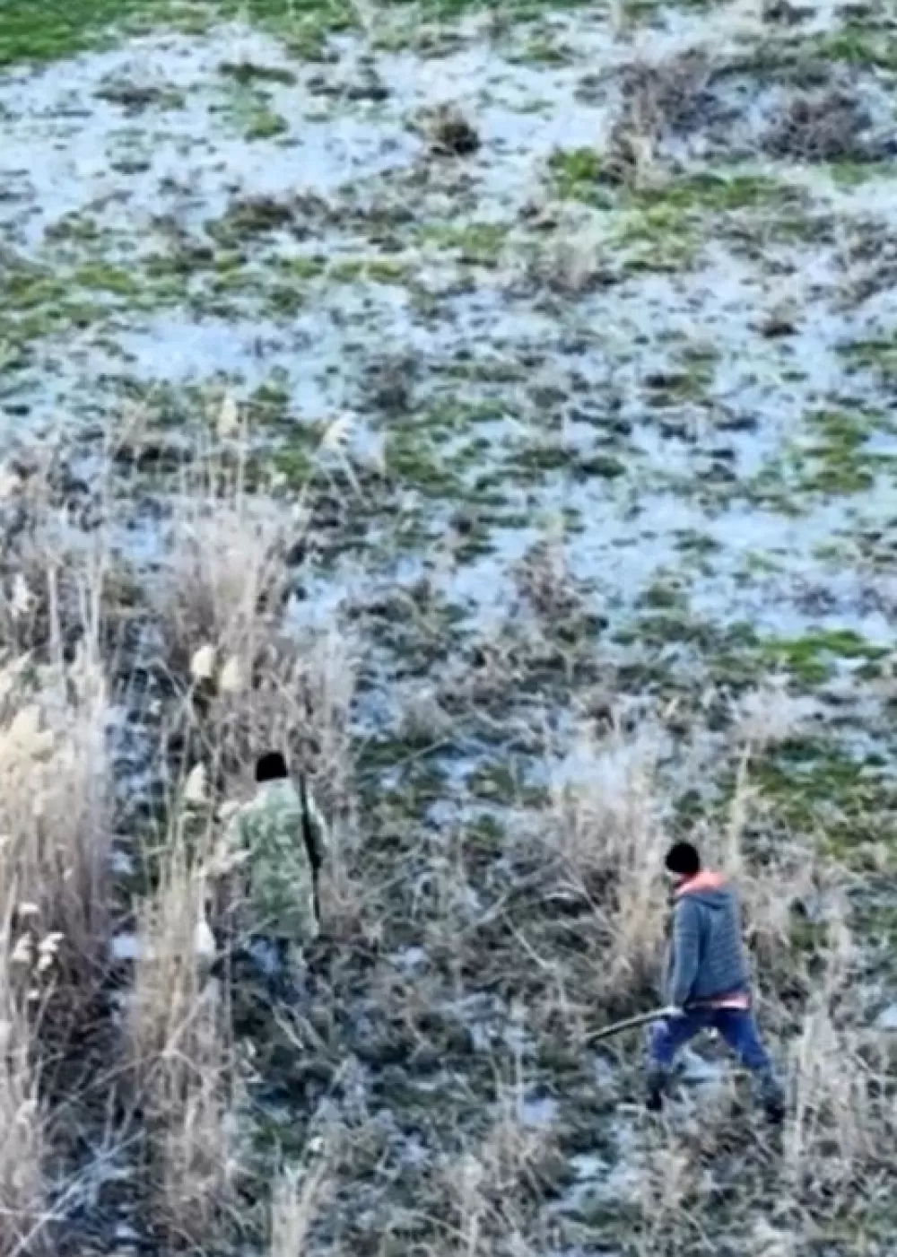 Burdur'da dron destekli av koruma denetimi 2 kişiye cezai işlem