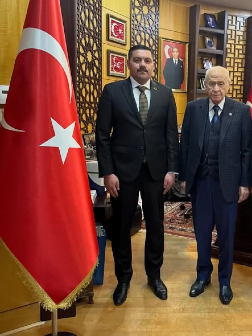 MHP Burdur İl Başkanı Mustafa Gün’den Devlet Bahçeli’ye bayram ziyareti
