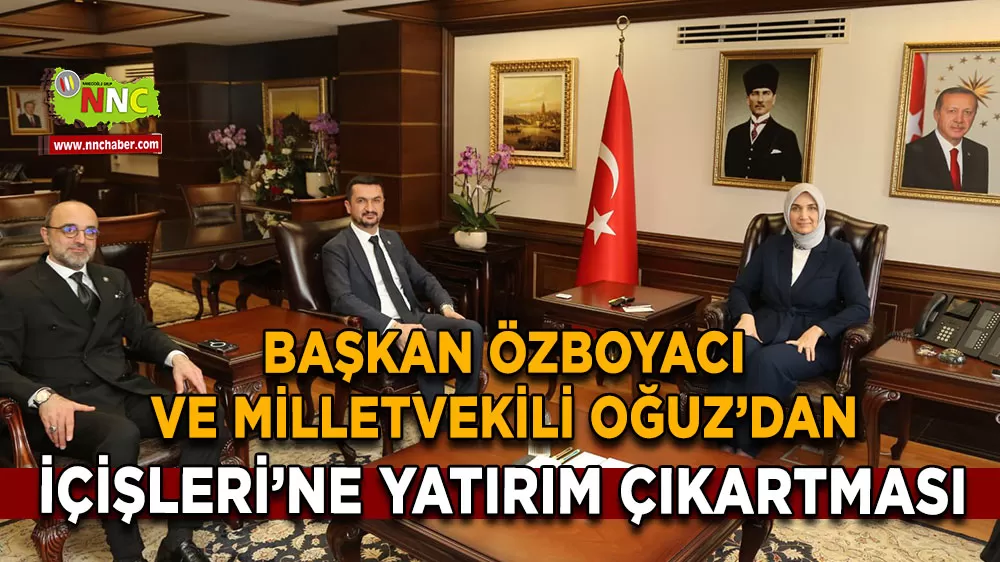 AK Parti Burdur'dan İçişleri’ne yatırım çıkartması