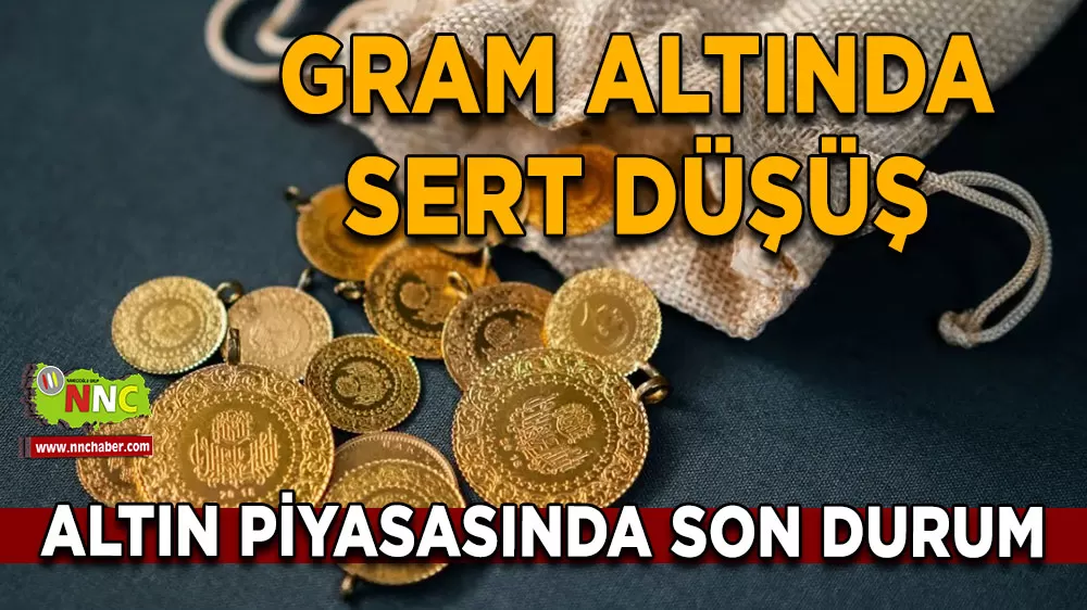 Altın fiyatlarında güne düşüşle başlangıç Gram altın 6 bin 340 Lira seviyesinde
