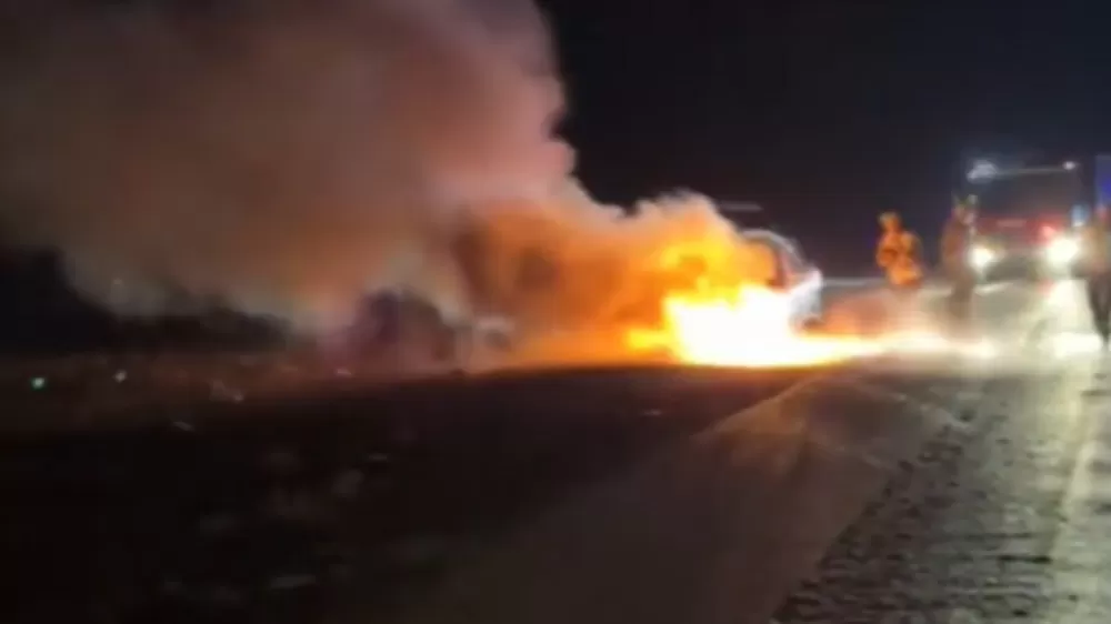  Ankara’da seyir halindeki araçta yangın: 1 çocuk yaralandı