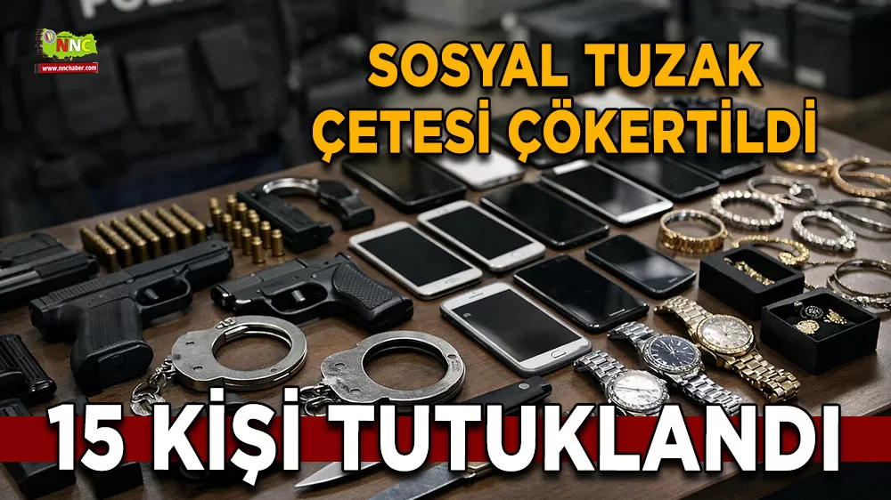 Ankara'da sosyal medya üzerinden gasp yapan çete çökertildi 15 tutuklama