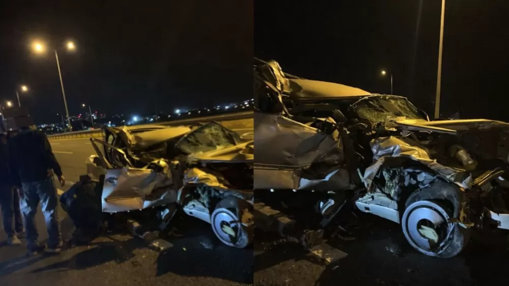 Ankara Gölbaşı’nda Trafik Kazası: Otomobil Tıra Arkadan Çarptı! yaralılar var 