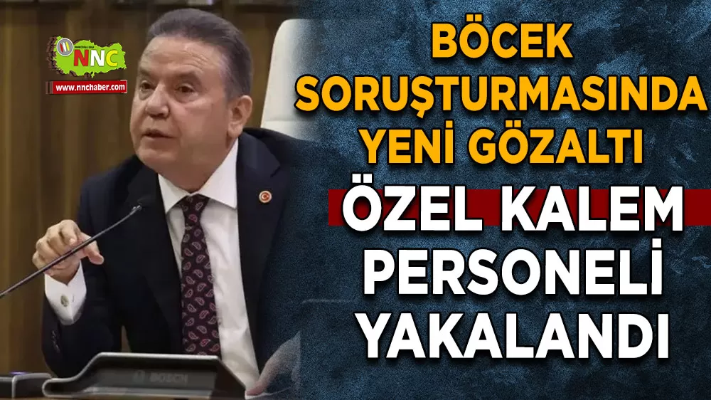 Antalya Büyükşehir Belediyesinde rüşvet soruşturması Özel kalem personeli gözaltında