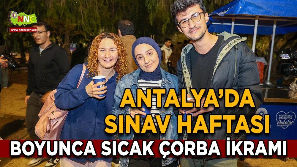 Antalya Büyükşehir Belediyesinden Akdeniz Üniversitesi öğrencilerine sınav desteği