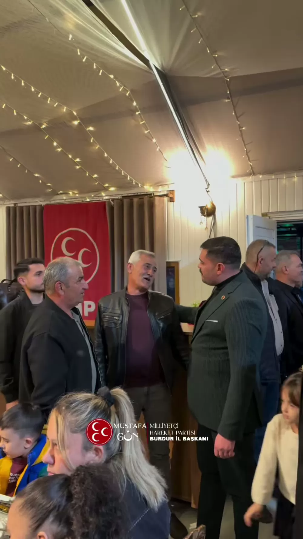 MHP Burdur İl Başkanı Mustafa Gün Bucak'ta İftar Programına Katıldı